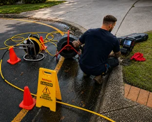 On-site drain inspection at a Penrith property